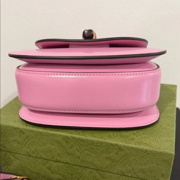 Gucci Pink Mini Bag with Bamboo Handle - Picture 4 of 6